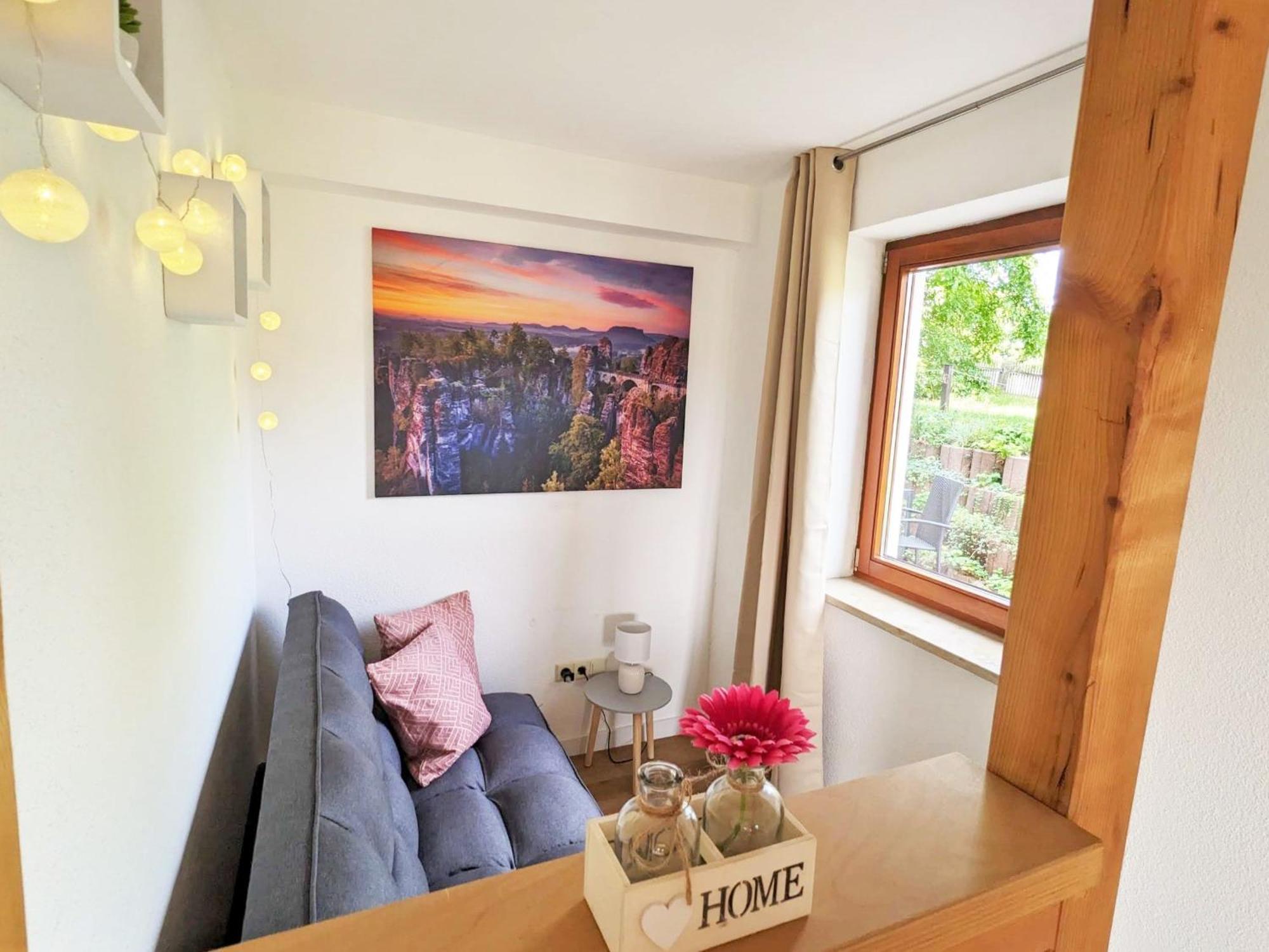 Ferienwohnung S2 - Urlaubsmagie - Am Wanderweg Mit Terrasse Sebnitz Exterior foto